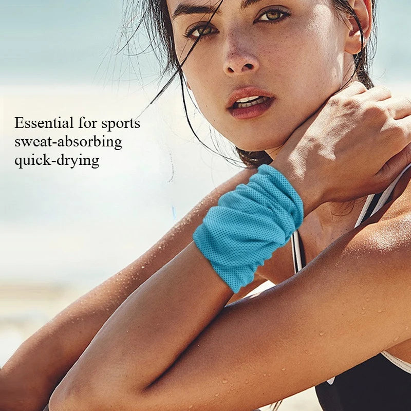 Sports Wrist Sweat Towel – Thin, Cool & Quick-Dry | 25×40cm
