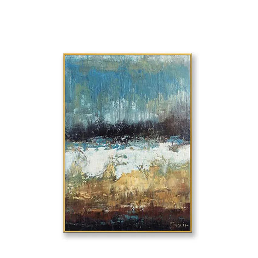 Abstract Art Hand Drawn Canvas Oil Painting Premium Acrylic Hanging Poster Interior Wall Decor Large Size Mural For Living Room Peaceful Pleasures Health and Wellness no frame 2 80cmx140cm