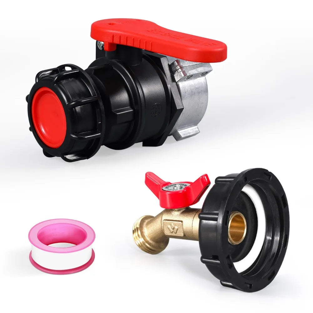 IBC Tote Adapter 75mm Coarse Thread DN50 Valve | CE Certified
