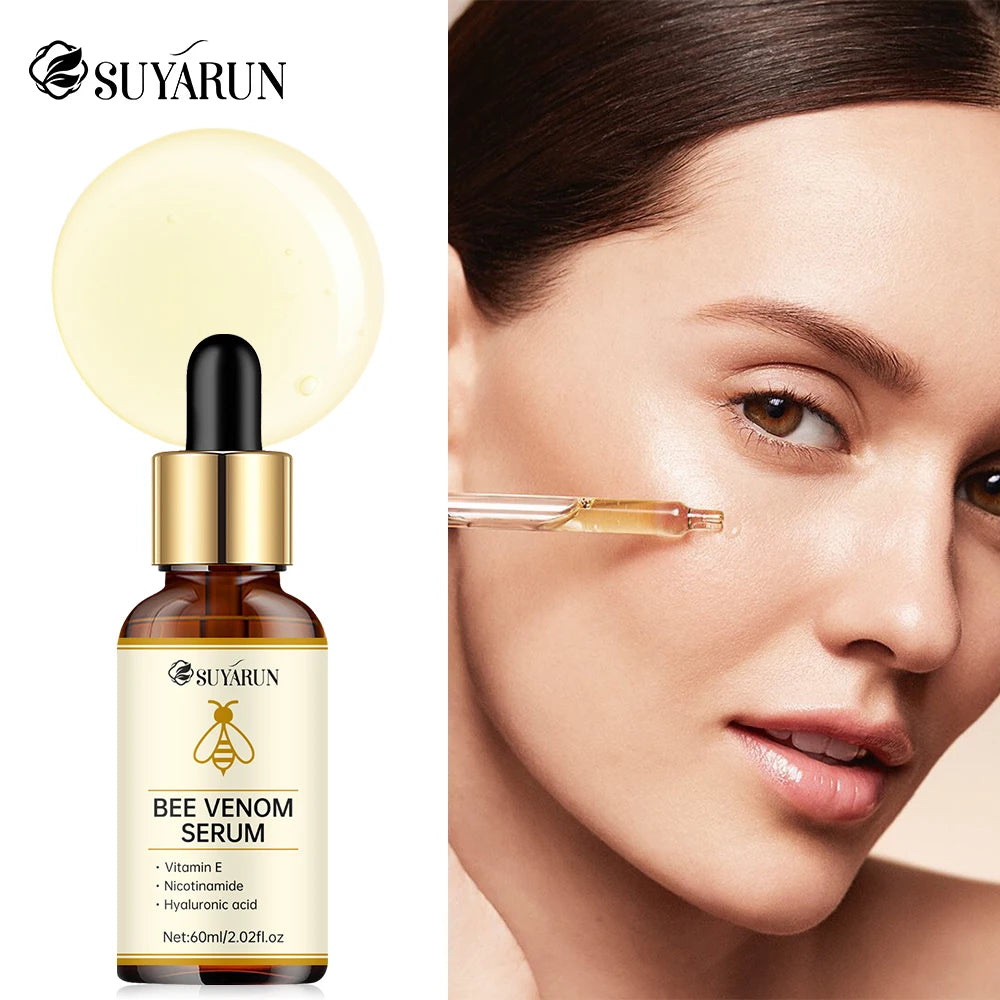 SUYARUN Vitamin E & Hyaluronic Acid Honey Face Serum - Hydrating Anti-Aging Brightening Skin Care, Nourishing Repair. Peaceful Pleasures Health and Wellness