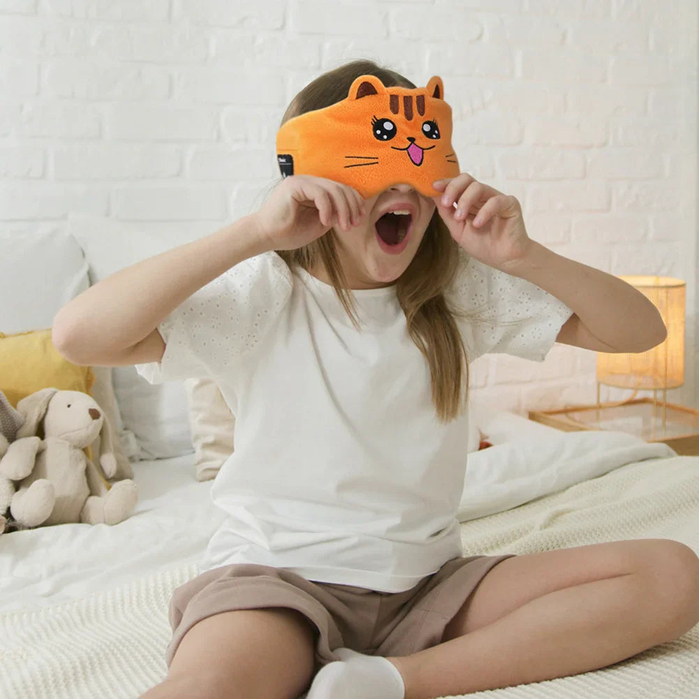 Kids Bluetooth Sleep Mask Headphones – Animal Design BT 5.0