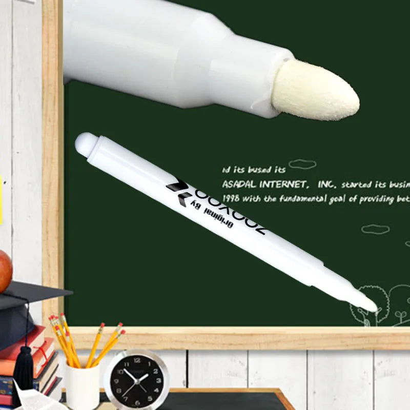White Marker for School Office Blackboard Easy to Wipe Off Glass Windows Markers Chalkboard White Liquid Pen Peaceful Pleasures Health and Wellness