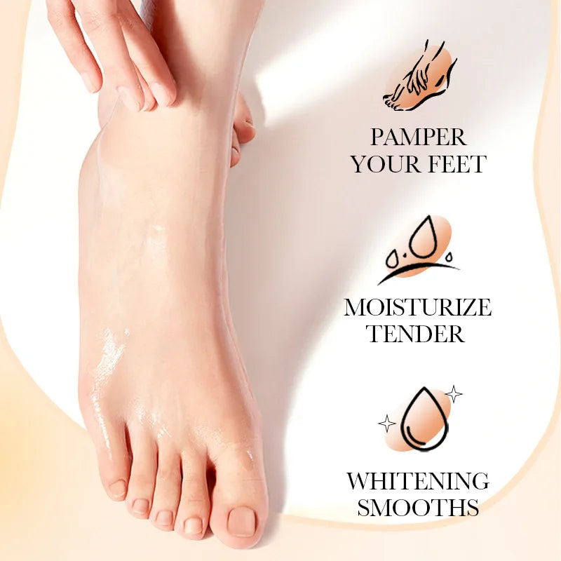 SADOER Niacinamide Foot Peel Mask – Callus Remover & Moisturizer