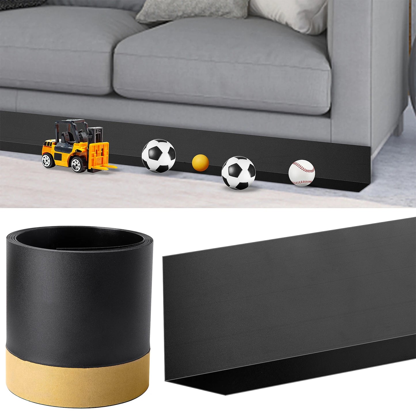 1Pcs/lot New Style Bed Bottom Toy Barrier Tape Toy Blocker for Under Couch Insert Under Couch Seat Saver Peaceful Pleasures Health and Wellness