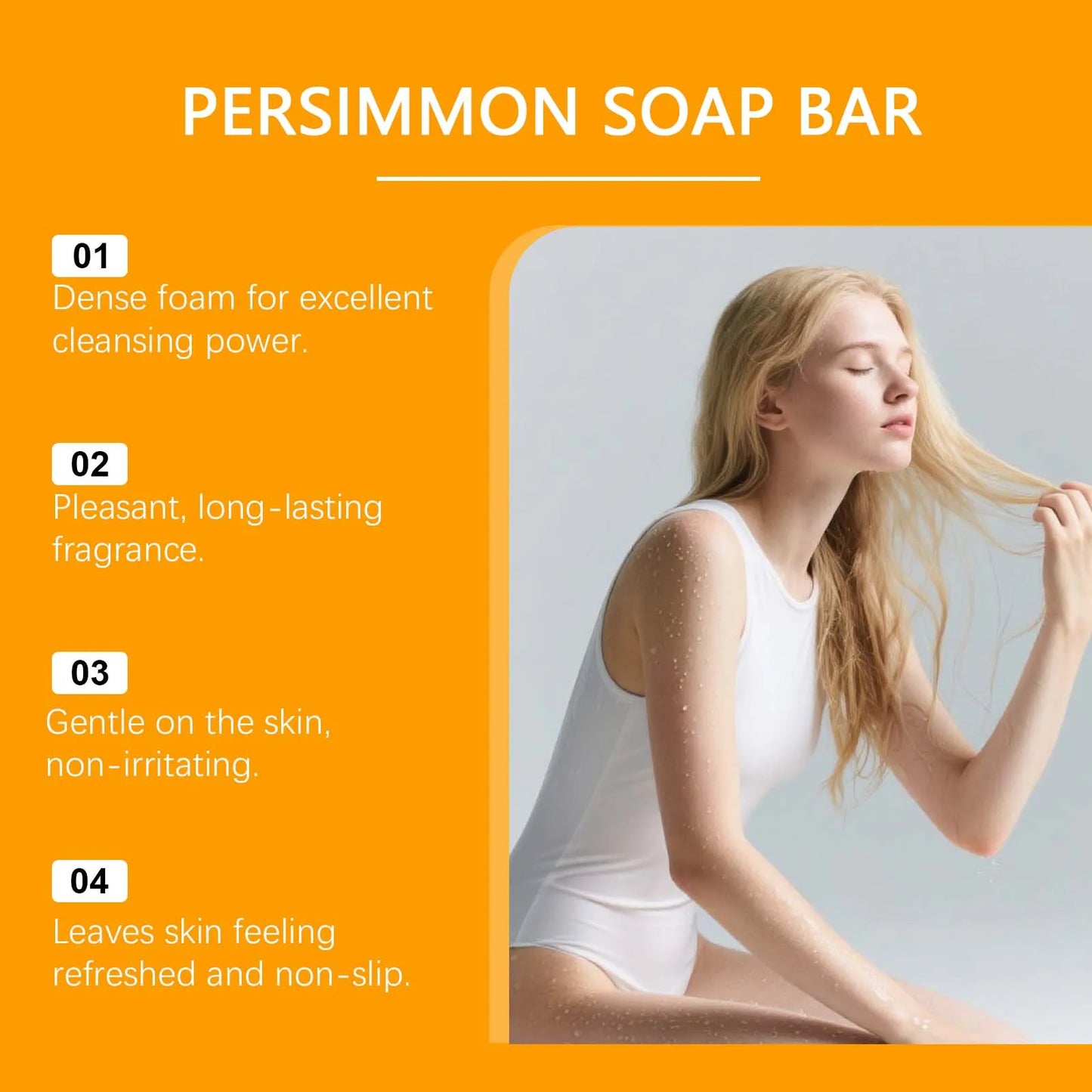 Persimmon Handmade Bath Soap – Moisturizing & Cleansing Bar