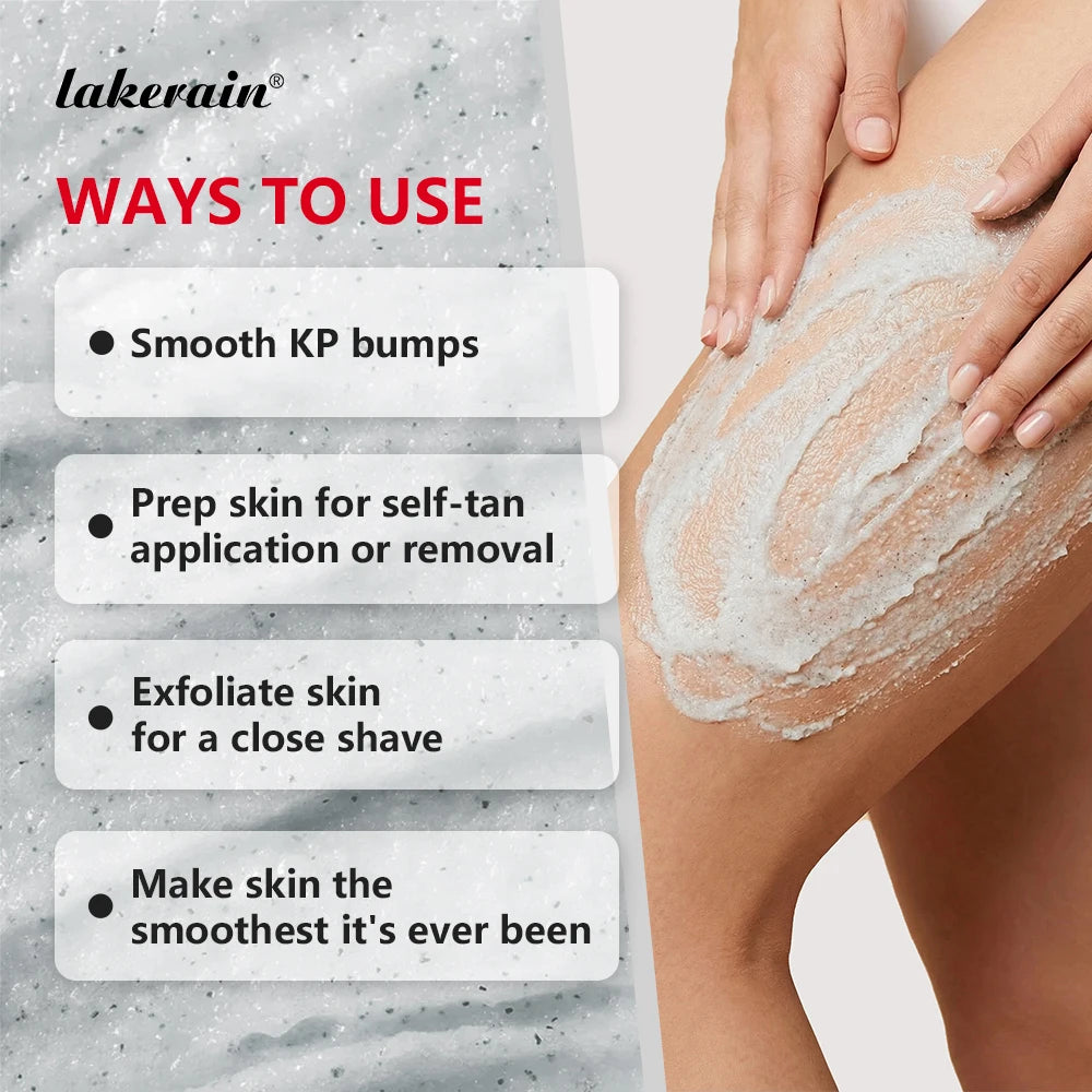 Bump Eradicator Body Scrub Smooth Soothed Brighten Skin Deep Moisturizing Formula Improve Rough Skin Gentle Remove Dead Skin Peaceful Pleasures Health and Wellness