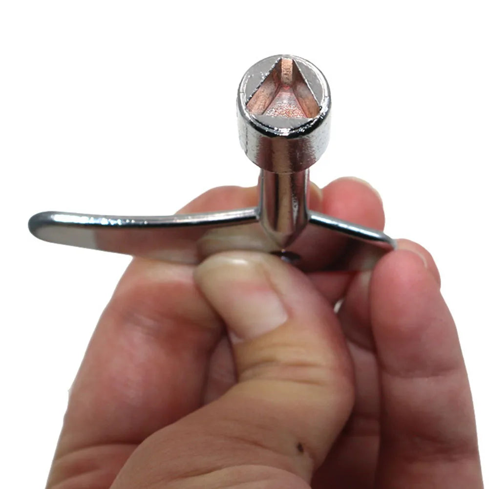 Internal Triangle Wrench Elevator Water Meter Valve Key