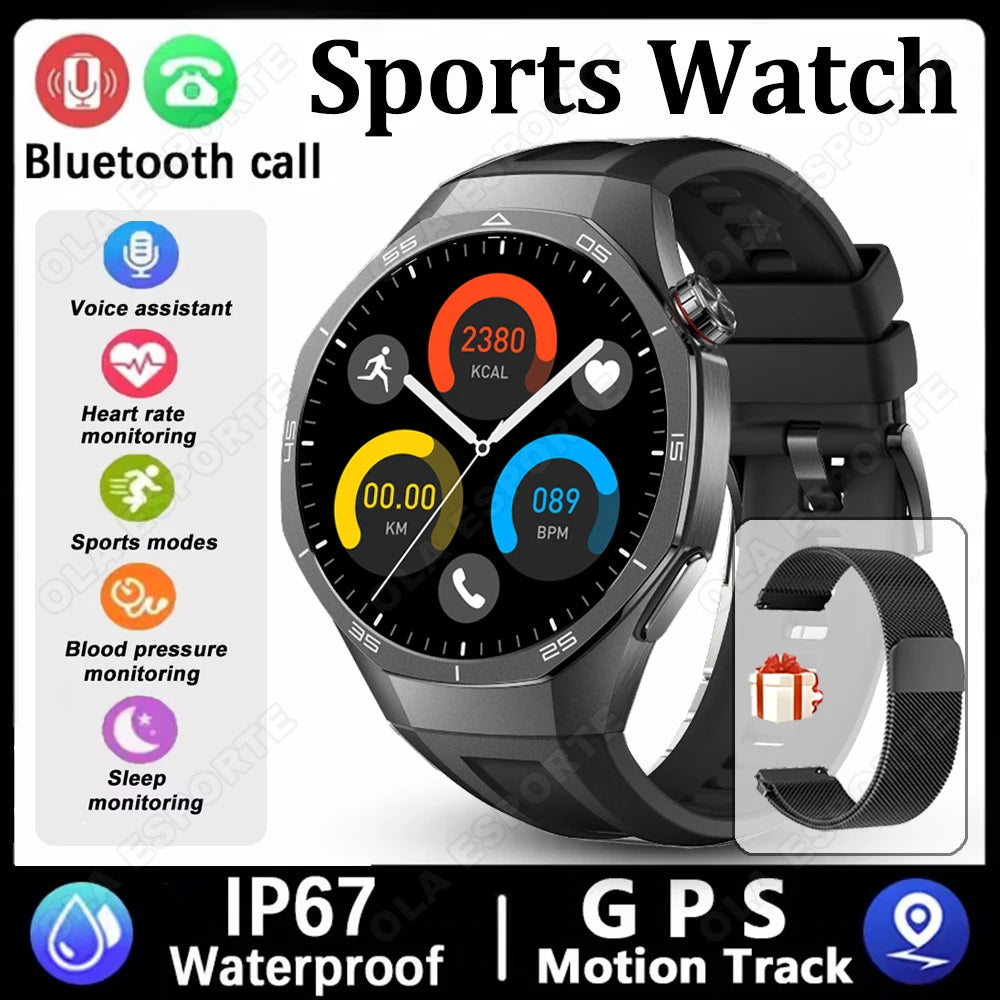Ola Esporte Smart Watch 1.52" AMOLED Bluetooth Fitness Tracker