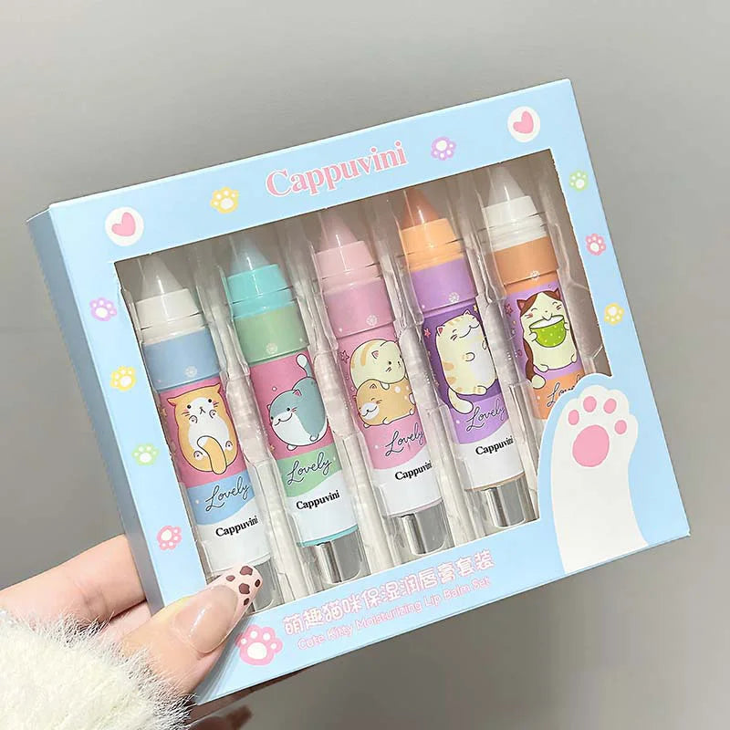 Cappuvini Cat Lip Balm – Natural Moisturizing & Anti-Chap