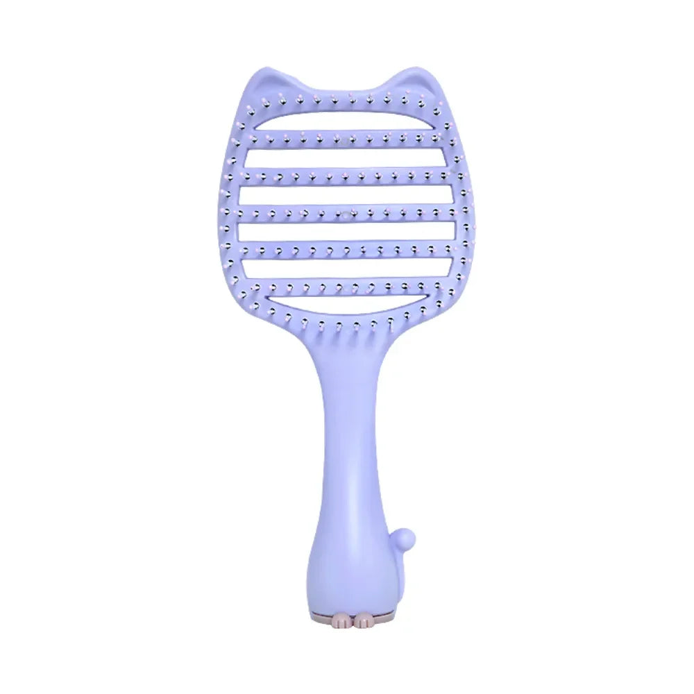 Cat Ear Detangler Comb – Anti-Static Wet & Dry Hair Brush