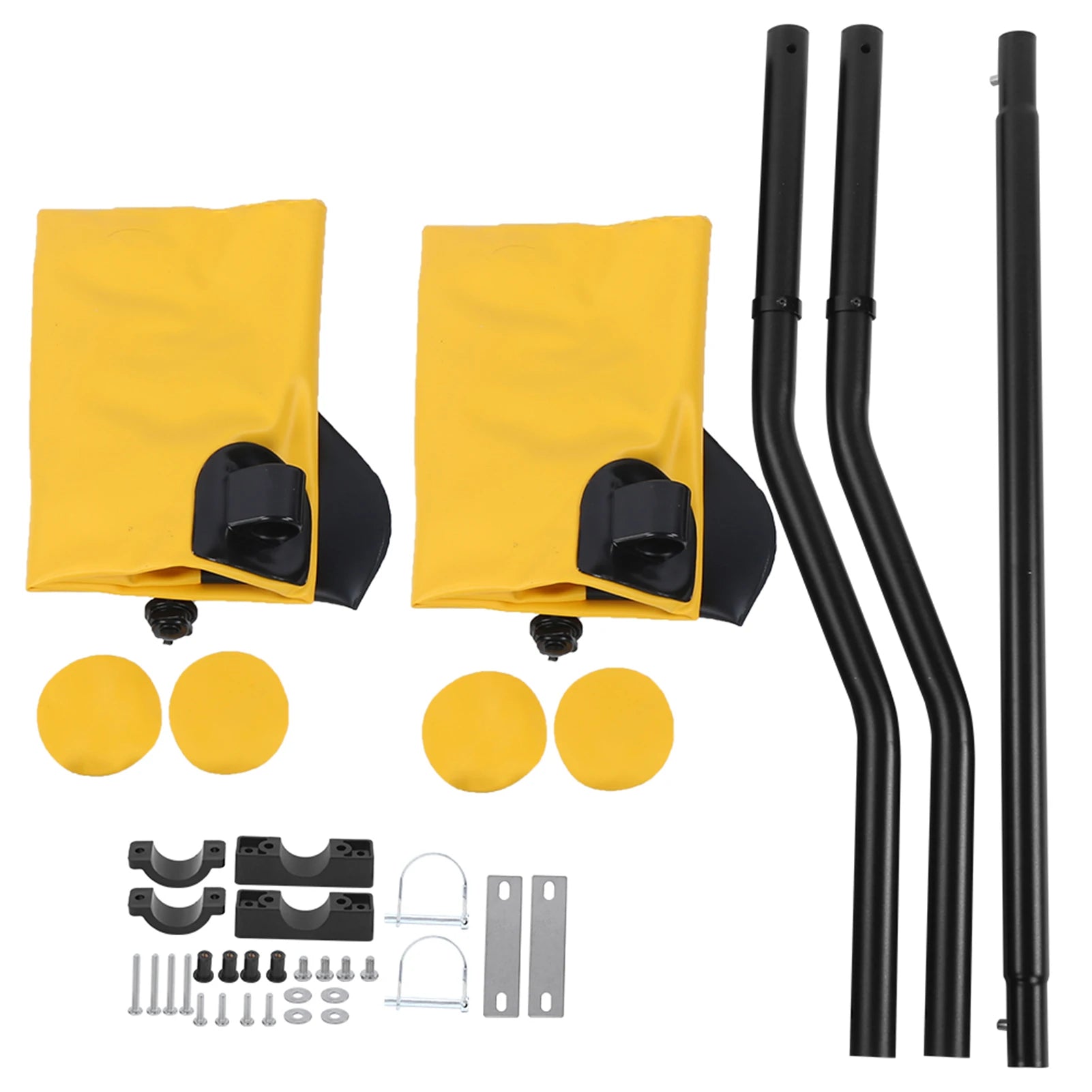 Inflatable Kayak Stabilizer PVC Canoe Outrigger Kit Floating Balancing Boat Accessory Kayak Outrigger Stabilizer Peaceful Pleasures Health and Wellness YELLOW