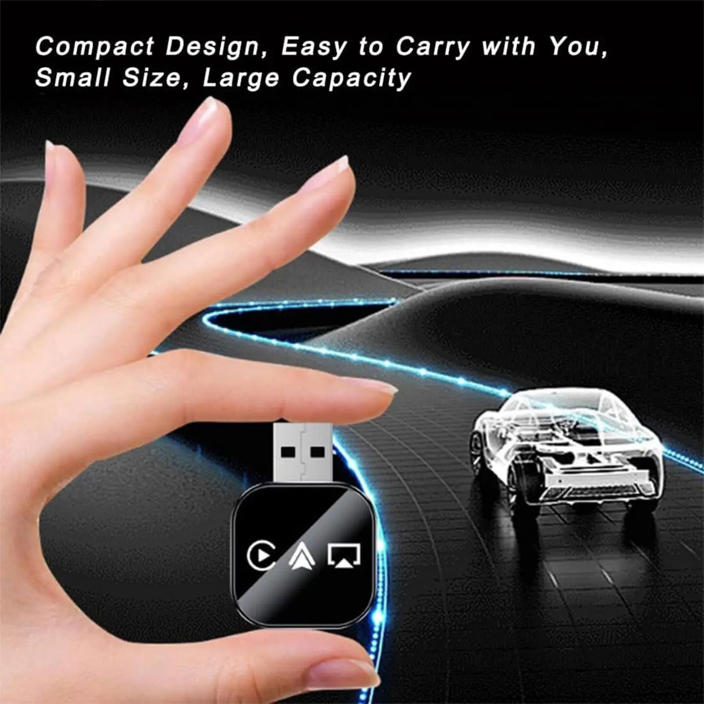 Wireless Car Display Adapter | Phone to Car Screen Mirroring