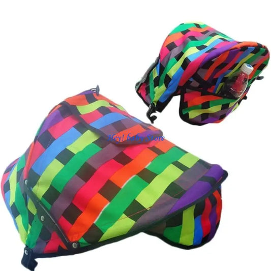 Baby Stroller Sun Shade Cover UV50+ Universal Rain Canopy Stroller Sun Canopy Peaceful Pleasures Health and Wellness