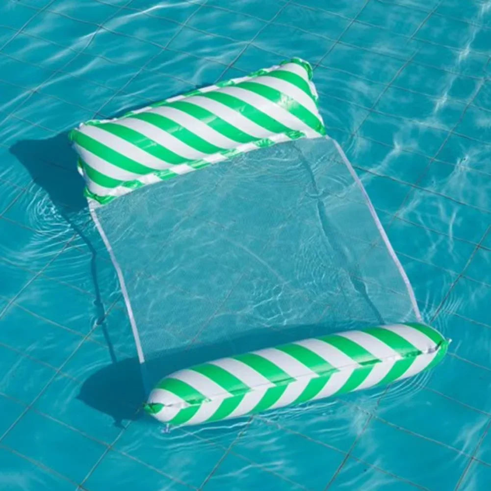 Inflatable Water Hammock – Mesh Floating Pool Lounge Chair