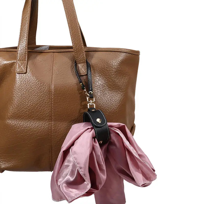 Creative Storage Clip Leather Portable Travel Towel Glove Hat Keeper Clip Multifunctional Hang Bag Decor Accessories Peaceful Pleasures Health and Wellness