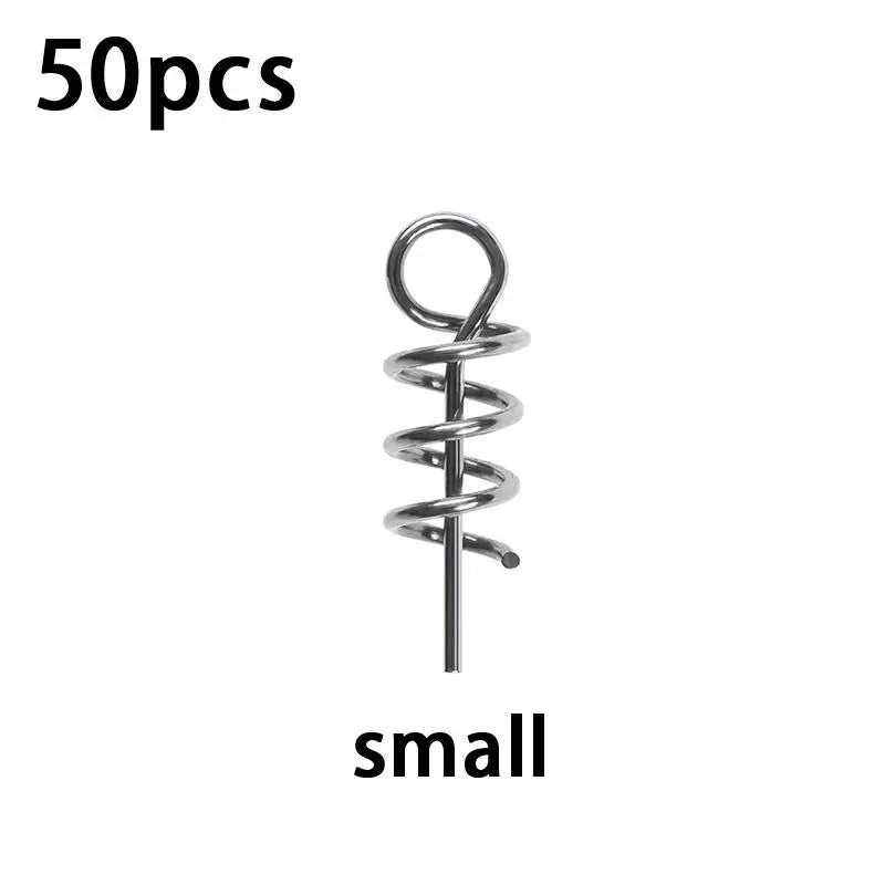 Stainless Steel Fishing Centering Pins Twist Lock 50pcs