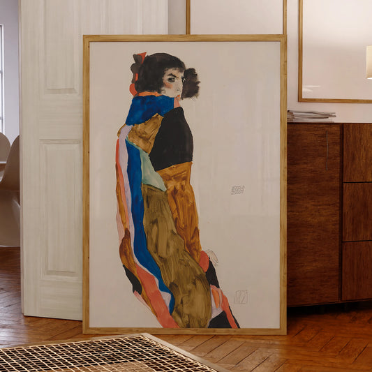 Egon Schiele Moa Vintage Canvas Wall Art Print | Home Decor