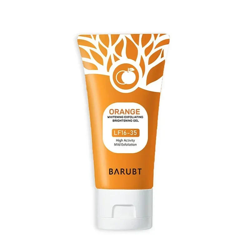 BARUBT Orange Exfoliating Gel – Face & Body Scrub 50g