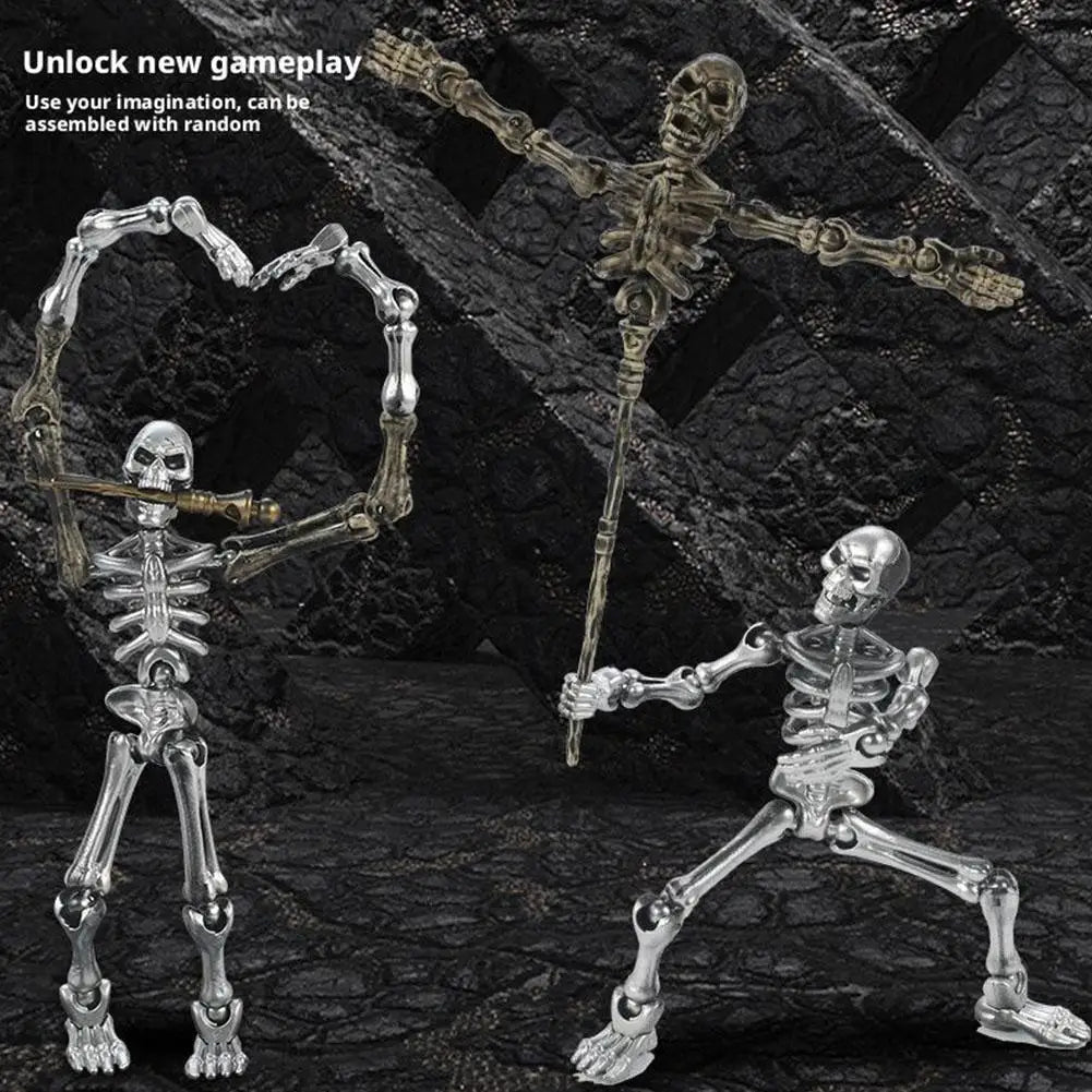 Mini Medieval Skeleton Figurines | Halloween Decor Prop Halloween Skeleton Figurine Peaceful Pleasures Health and Wellness