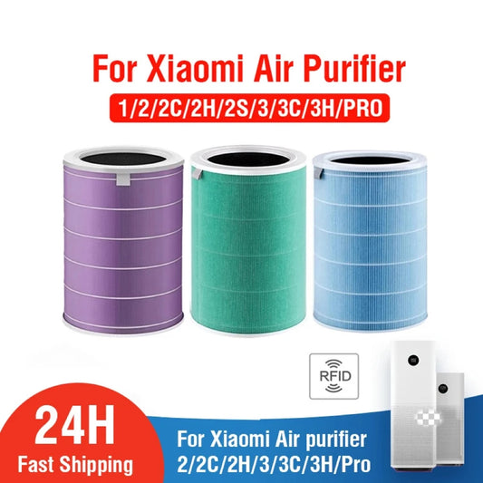 HOMEFISH Air Filter For Xiaomi Air Purifier Pro/1/2/3/2H/2C/2S/3H/3C Filter Carbon Haze Anti Bacteria Formaldehyde Air Purifier Peaceful Pleasures Health and Wellness