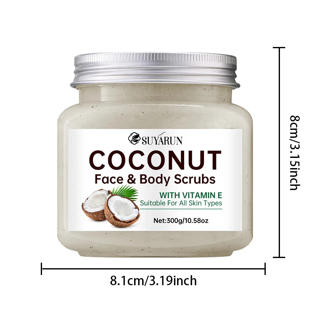 SUYARUN Organic Coconut Sugar Body Scrub – Exfoliating 300g