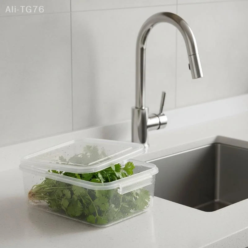 Transparent Sealed Food Storage Box | Fridge Organizer