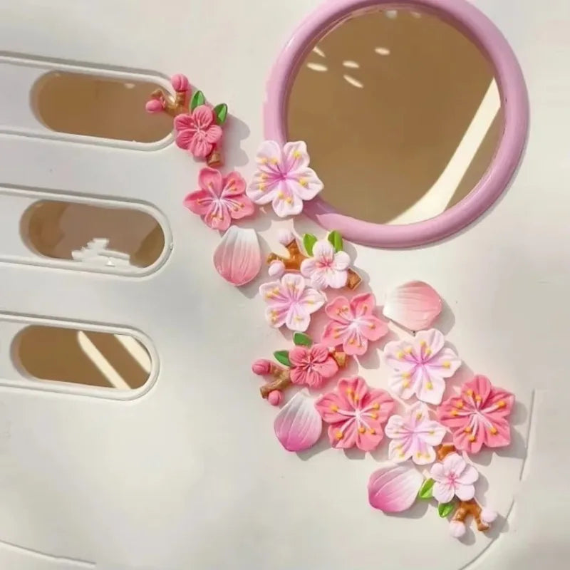 3D Cherry Blossom Resin Car Stickers 32/64pcs – Sakura Decals