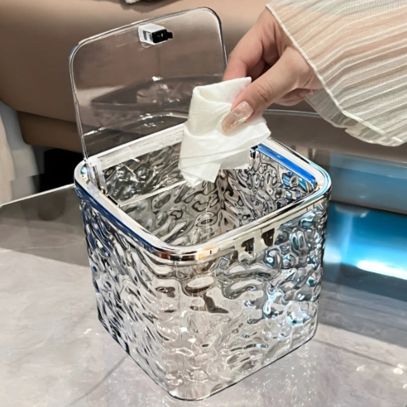 High end transparent acrylic multifunctional storage box, hair accessories, rubber bands, jewelry storage, cotton swab storage Peaceful Pleasures Health and Wellness