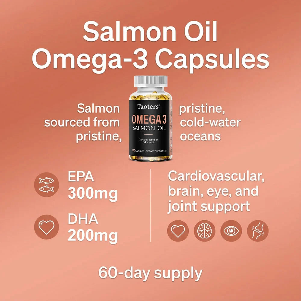 Omega-3 Fish Oil EPA & DHA | 120 Softgels – Non-GMO