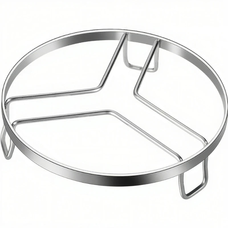 Stainless Steel Stackable Steamer Rack | Round Pot Pan Rack