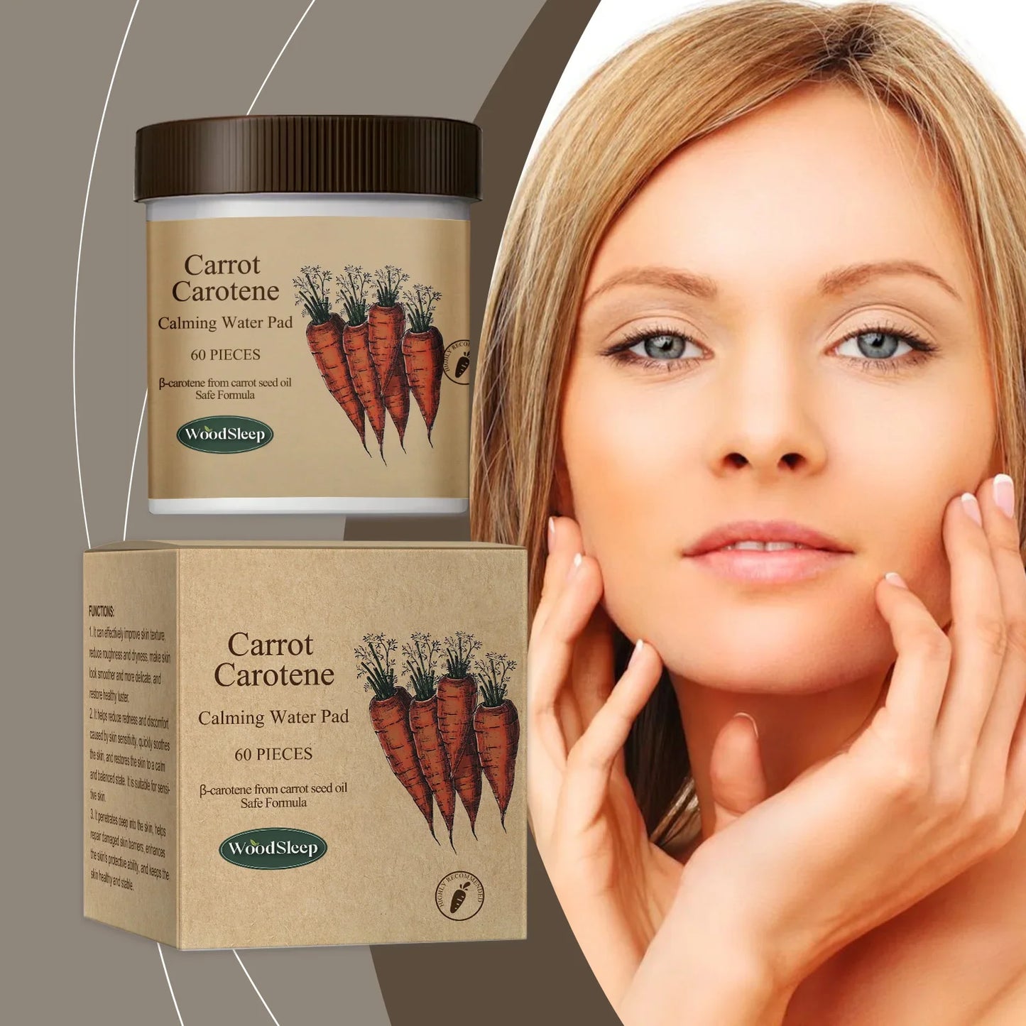 WOODSLEEP Calming Essence Pads – Soothing Skin Barrier Repair