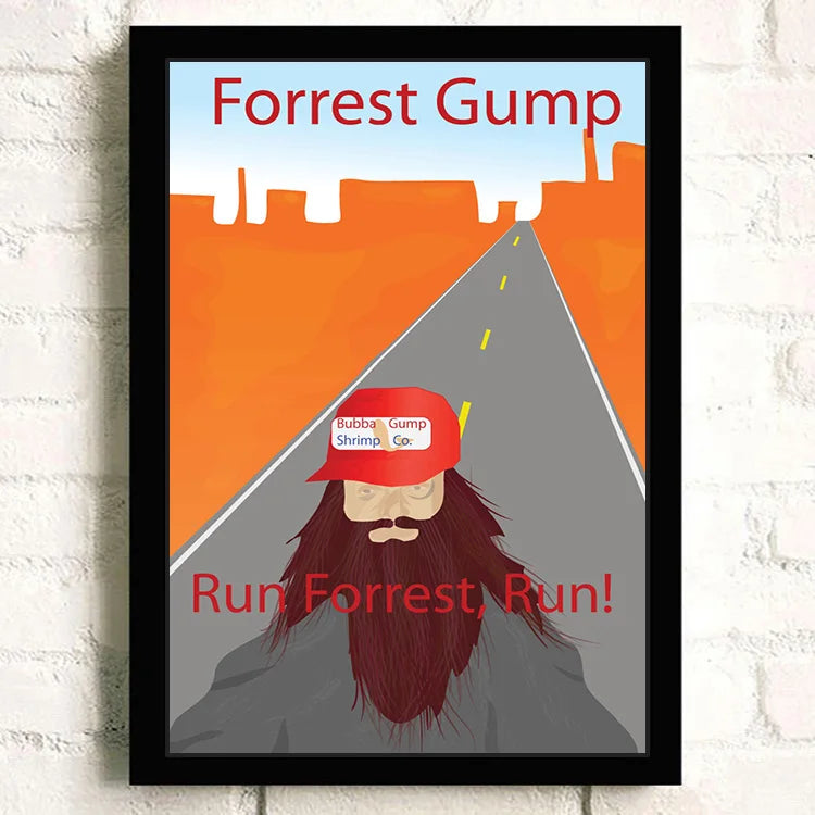 Forrest Gump Classic Movie Canvas Wall Art Poster | Home Decor