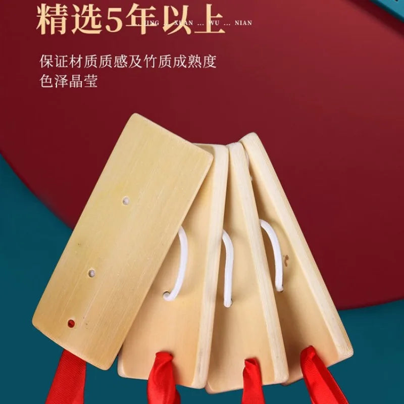 Red Silk Fastboard Beginner's Entrance Professional Eloquence Bamboo