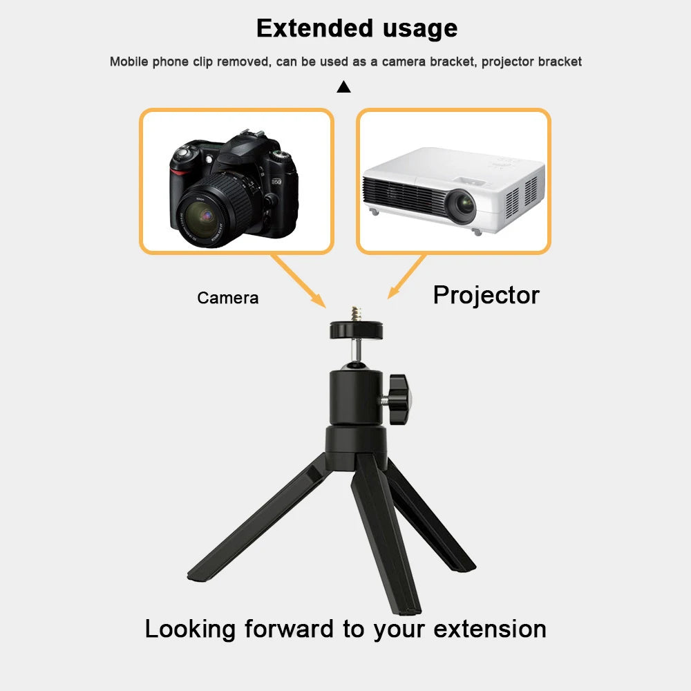 Desktop Projector Stand，Desktop Lazy Mobile Phone Holder Tripod Live Support Rack Folding Projector Creative Bedside Stand Peaceful Pleasures Health and Wellness