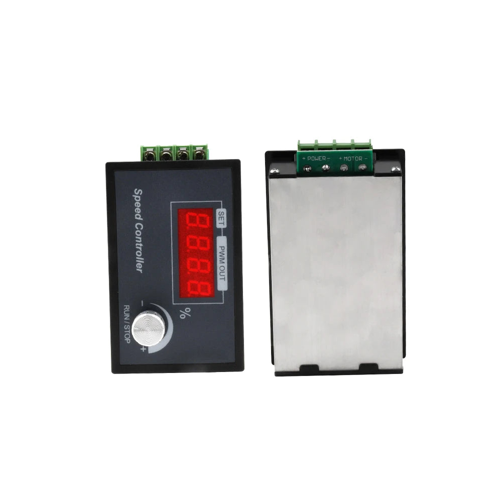 DC6-60V PWM Motor Speed Controller with Encoder Knob Control Adjustable Frequency for Motor Controllers Peaceful Pleasures Health and Wellness