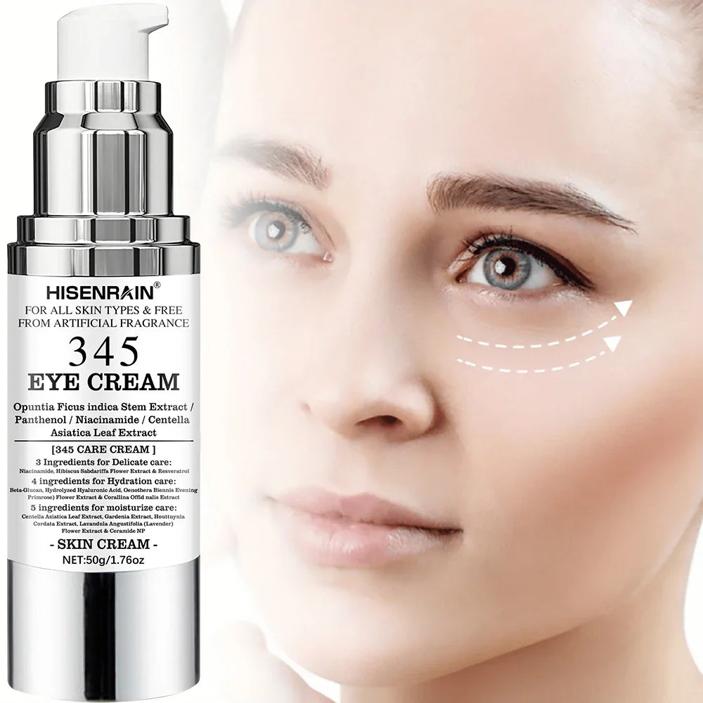 HISENRAIN 345 Eye Cream – Hydrating Anti-Aging for All Skin Types