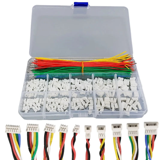 Jst 1.25mm Male Female Extension Connector Kit and Premium Pre-Crimped Cables Silicone 15cm Wire for Pixhawk Flight Controller Peaceful Pleasures Health and Wellness Default Title