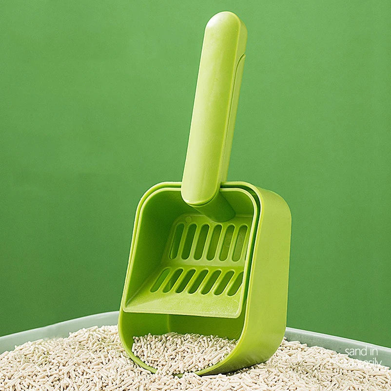 Hot family multi-functional light cat litter pet cleaning tools ABS material cat cleaning supplies Peaceful Pleasures Health and Wellness green