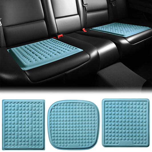 Car Seats Cushion Soft Breathable Non-Slip Gel Cooling Seats Cushion For Office Chair Non-Slip Gel Seats Pad For Long Sitting Peaceful Pleasures Health and Wellness