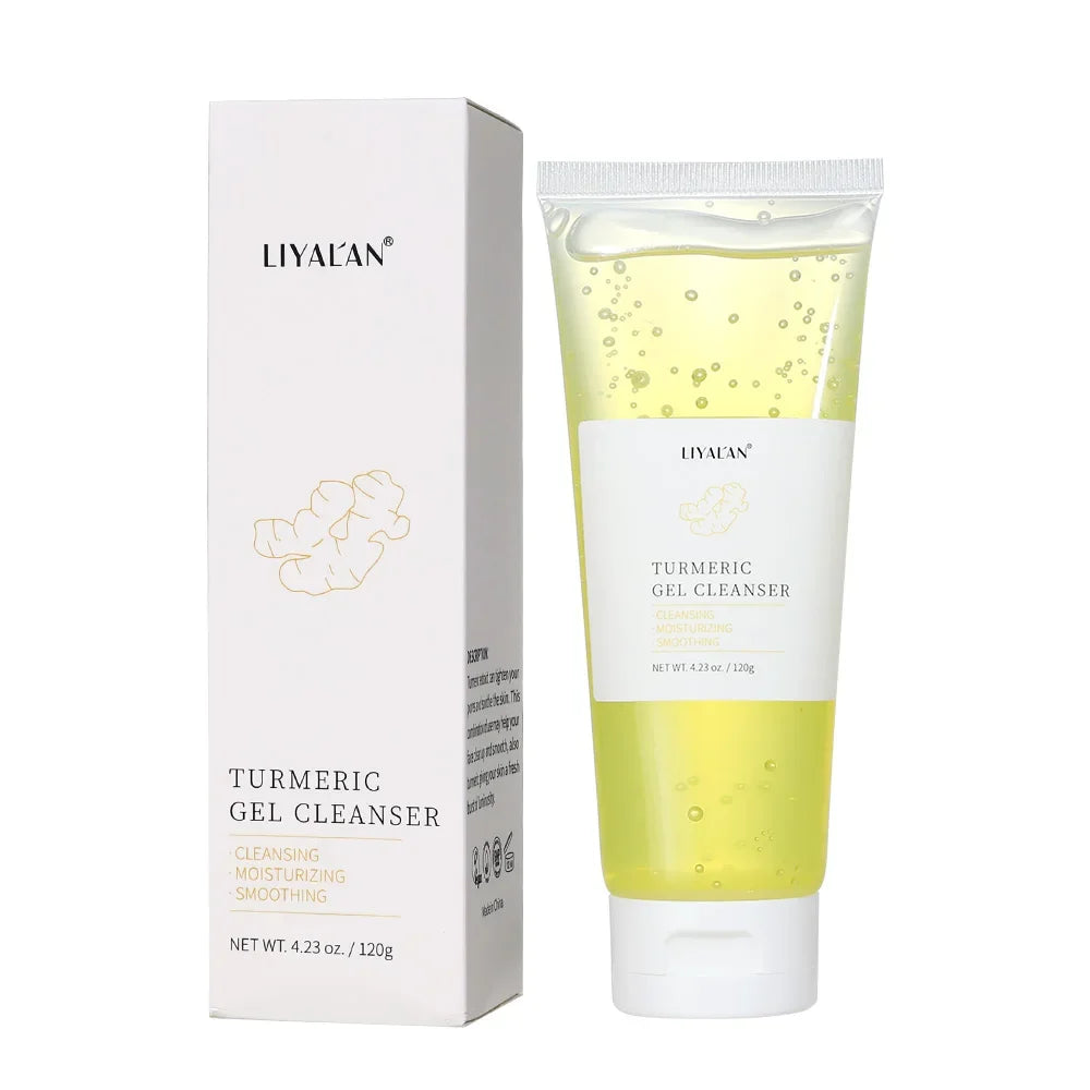 Turmeric Gel Cleanser – Gentle Foam Face Wash Peaceful Pleasures Health and Wellness Gel Cleanser China Mainland 120g