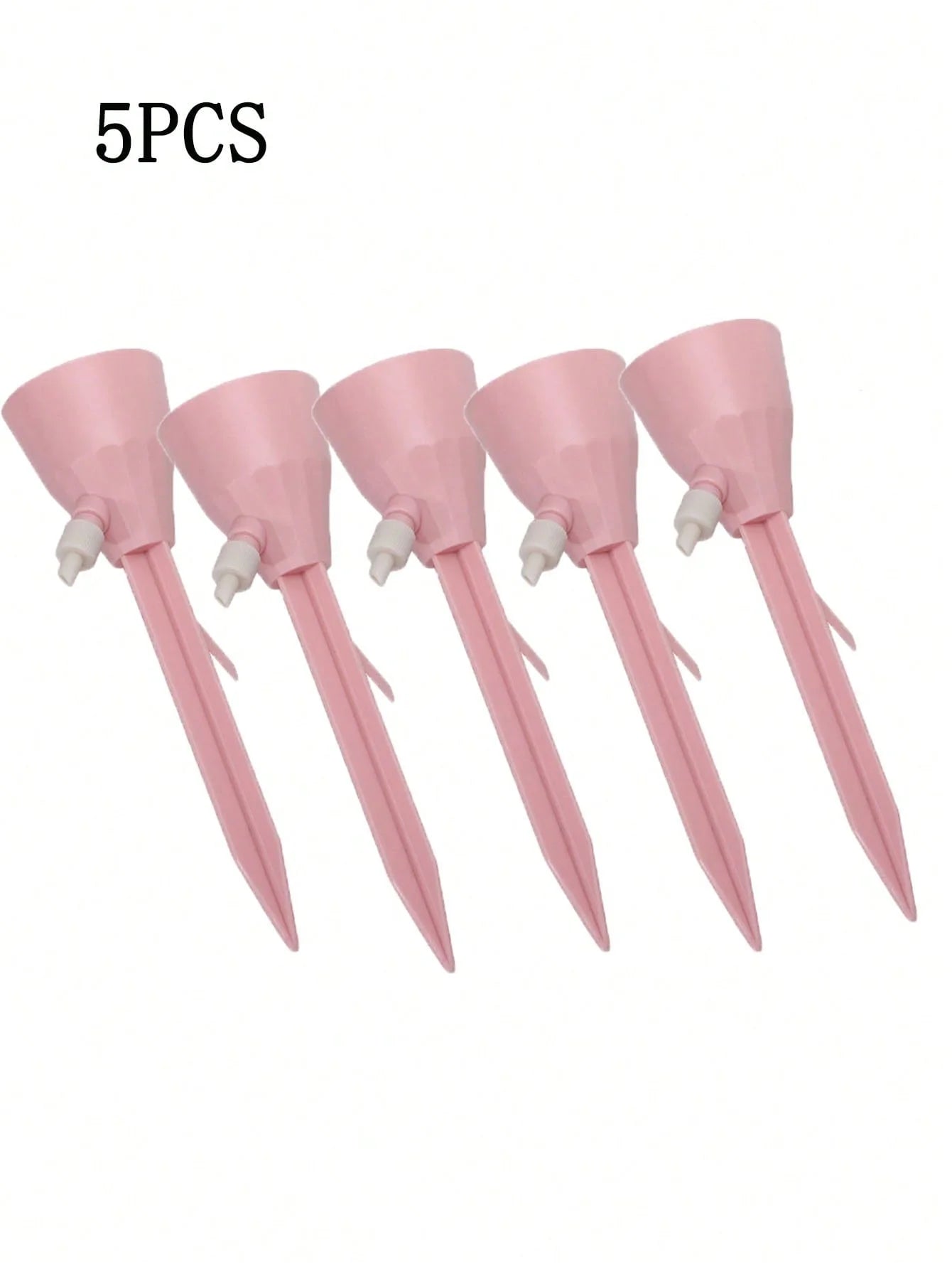 5-Pack Self Watering Drip Stakes with Adjustable Valve
