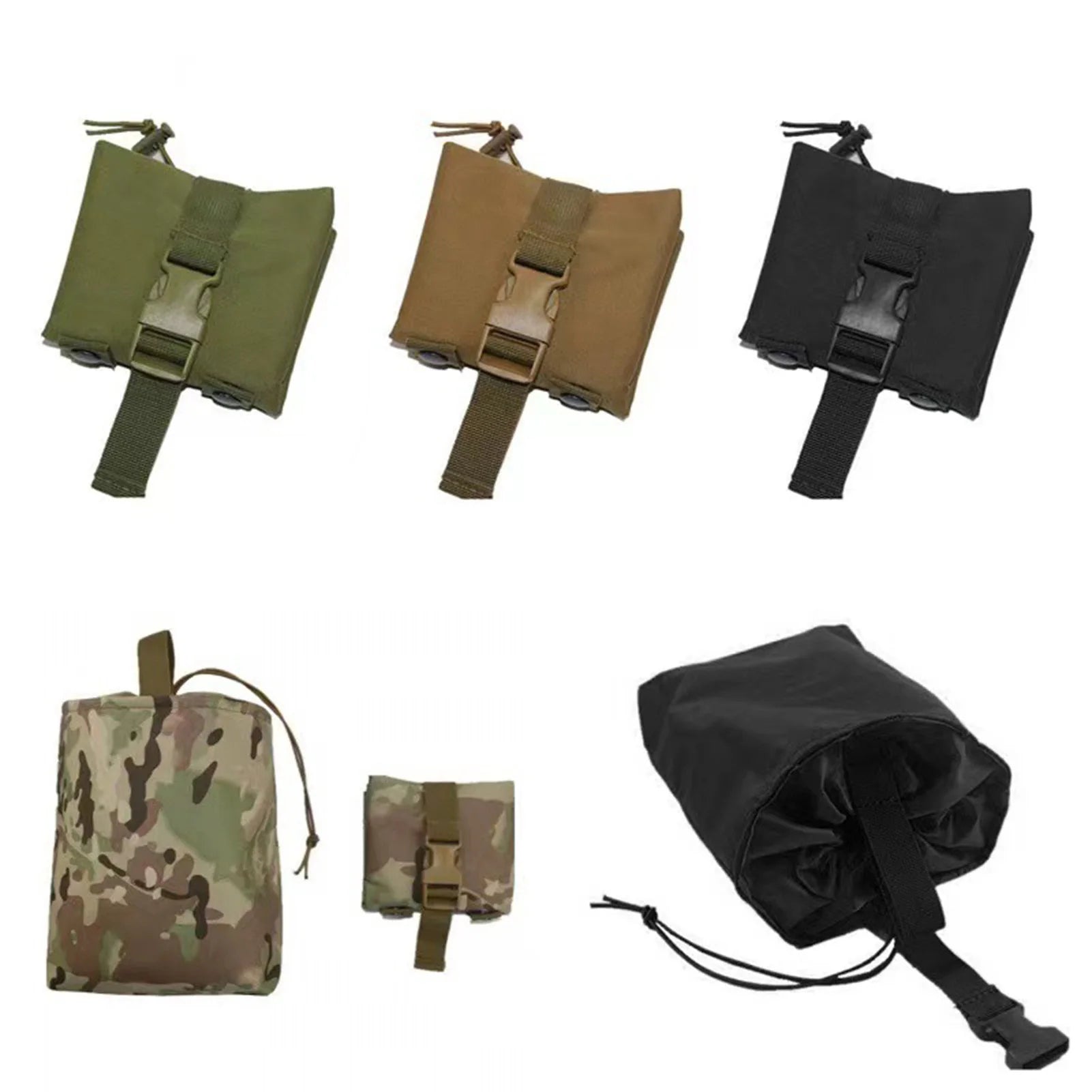 Drawstring Magazine Dump Pouch Roll-Up Drawstring Magazine Utility Pouch for Adventure Field Exploration Peaceful Pleasures Health and Wellness