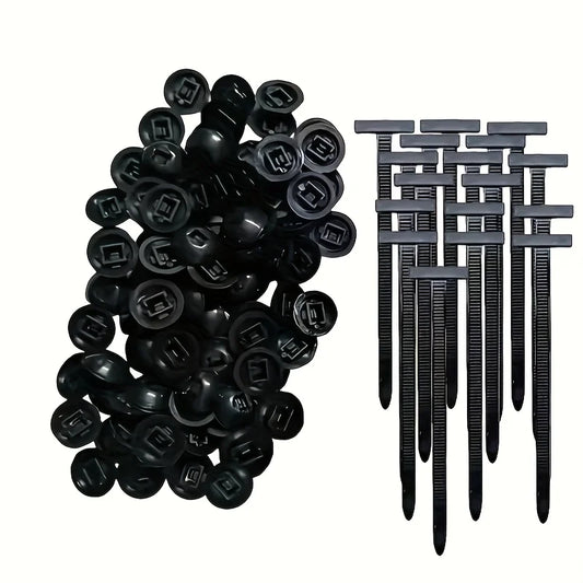 Heavy-Duty Self-Locking Nylon Zip Tie Cable Clip Buckle Nylon Cable Tie Buckle Oasis Select
