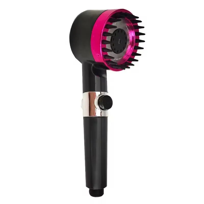 3-Mode High-Pressure Filtered Handheld Shower Head & Massage Brush