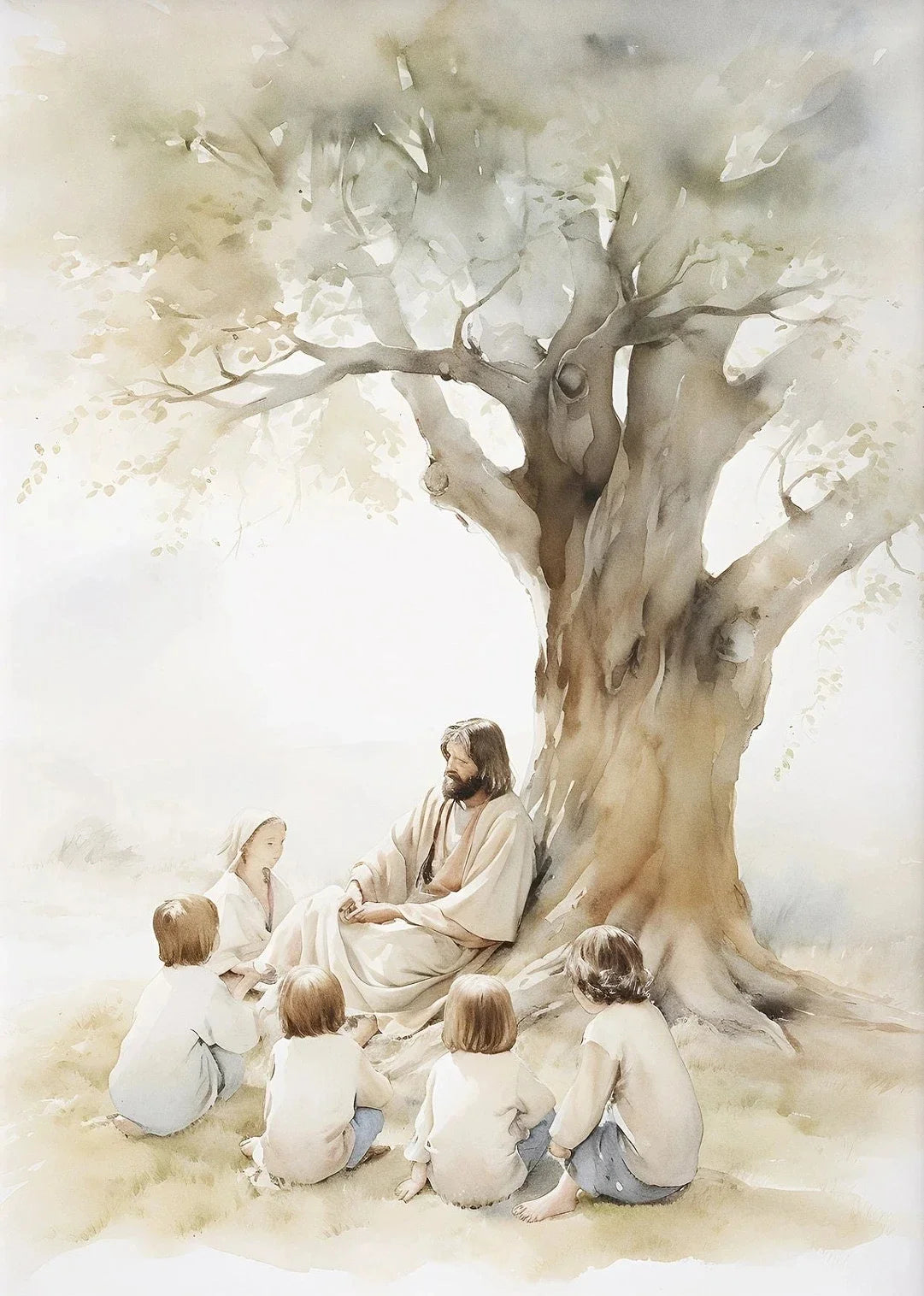Jesus Walking on Water Canvas Wall Art | Biblical Home Decor