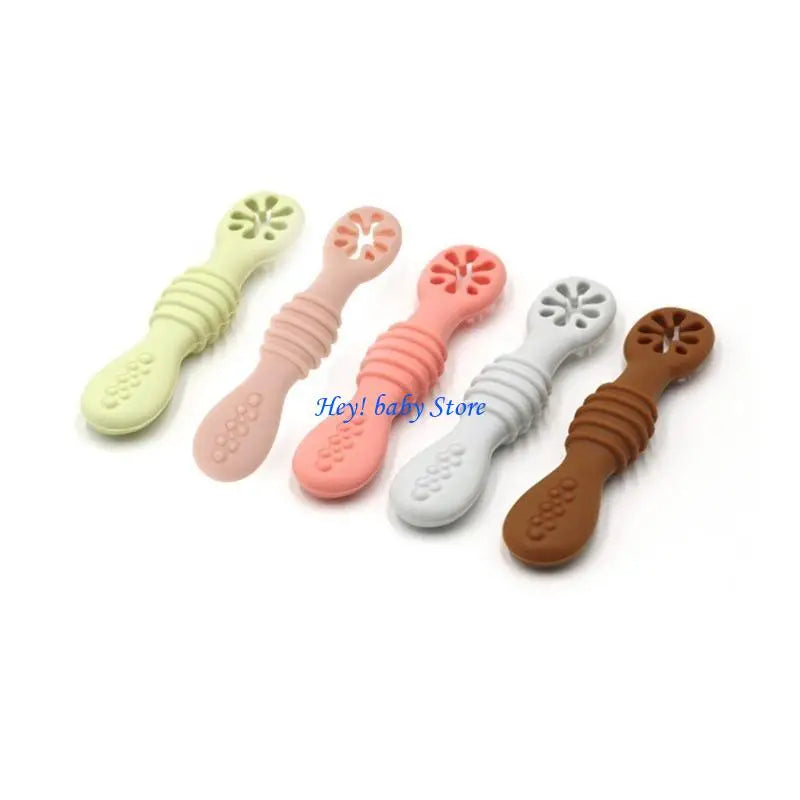Baby-Led Weaning Silicone Spoon | Self-Feeding Training Utensil