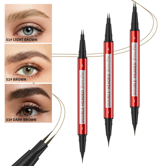 Hello Kiss Ultra Fine Eyebrow Pen – Waterproof & Long-Lasting Liquid Eyebrow Pen Oasis Select