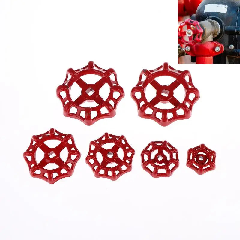 1pc Handle Gate Ball Valve Hand Wheel Shutoff Value Water Pipe Fittings Inner Hole 5/6/7/8/9mm Cast Iron Valve Peaceful Pleasures Health and Wellness