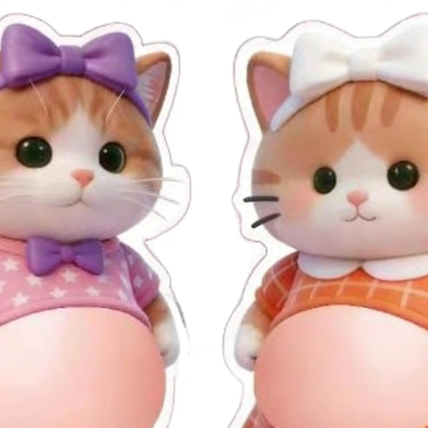 3D Puppy Cartoon Stickers – Squeezable PVC Decals, 2-Pack