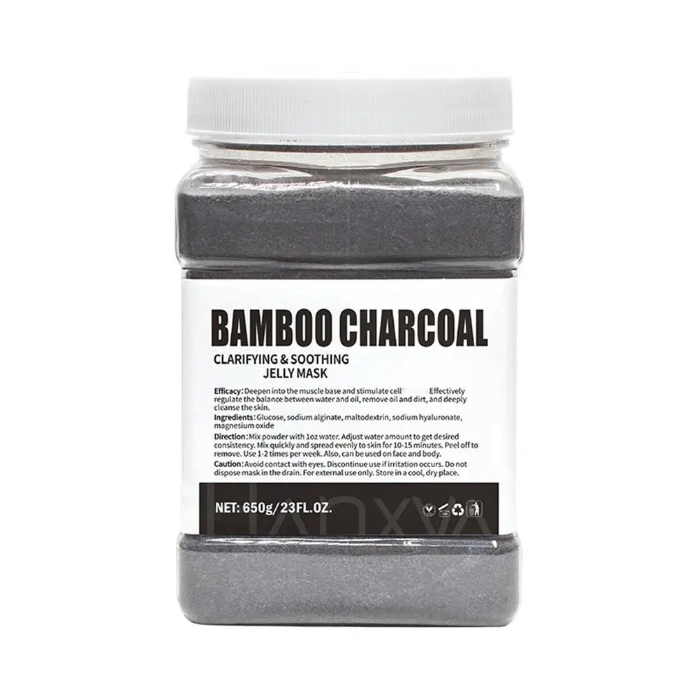 Gold Crystal Jelly Mask Powder 650g Deeply Hydrate and Fade Wrinkles Facial Treatment Glowing Beauty Salon Skincare Product Peaceful Pleasures Health and Wellness bamboo charcoal